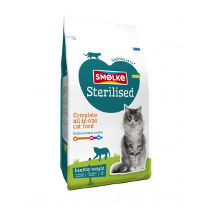 Smølke Sterilised pour chat 2 x 4 kg