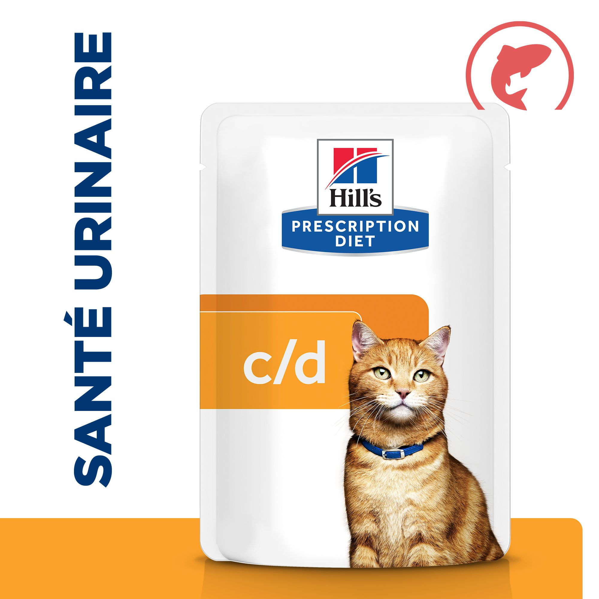 Hill's Prescription Diet Feline C/D Saumon ds.12