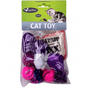 Sac de jouets pour chats - 10 pièces 1 paquet