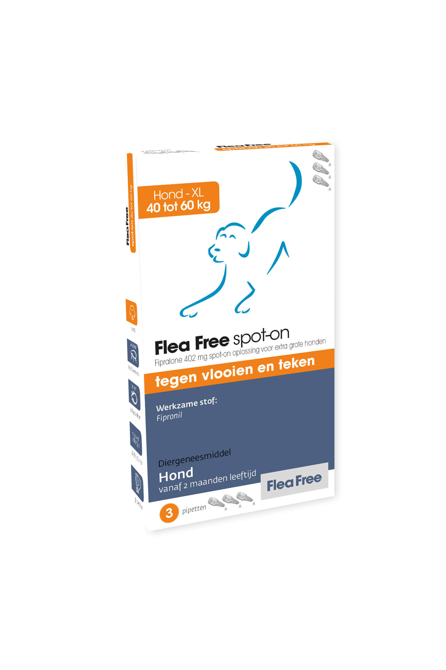 Exil Flea Free Spot on hond XL