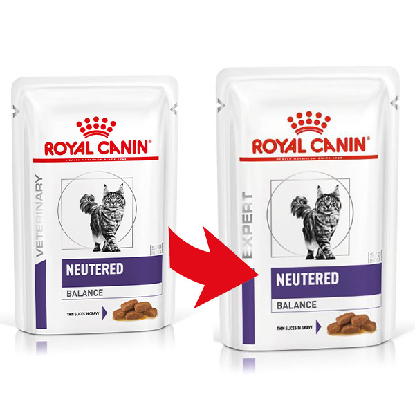 Royal Canin Expert Neutered Balance pâtée pour chat (85 gr)