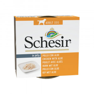 schesir au poulet avec aloès pâtée pour chien 4 lots (40 x 150 g)