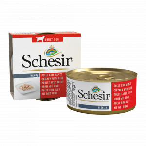 Schesir Poulet Boeuf pour chien