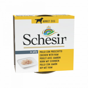 Schesir au poulet et Jambon pour chien