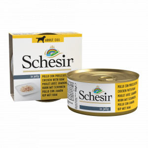 Schesir au poulet et Jambon pour chien