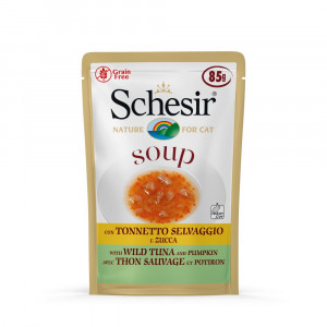 Schesir Cat Soup Wilde Tonijn & Pompoen
