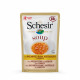 Schesir Cat Soupe au saumon rose & carottes pâtée pour chat (sachets 85 g)