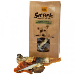 Sn'urk Mélange de poissons 75 gr friandises pour chien et chat Une pièce
