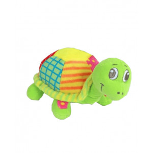 Pluche Schildpad 16 cm met piep