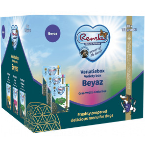 Renske Vers bereid Graanvrij Variatiebox Beyaz hondenvoer (30x185gr)