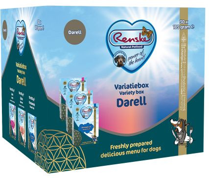 Renske Vers bereid Variatiebox Darell hondenvoer (30x185gr)