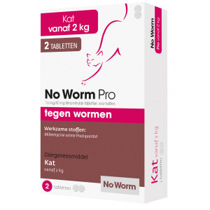 no worm pro pour chat 12 comprimés