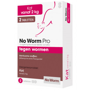 No Worm Pro pour chat 4 comprimés