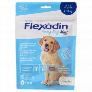 Flexadin Young Dog Maxi Joint Support (60 bouchées) 3 x 60 comprimés