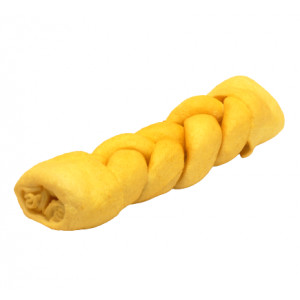 Brekz BBQ peau de boeuf le bâton à mâcher tressé 20 cm 1 x 3 pièces