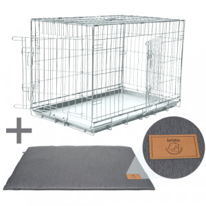 brekz pack avantage : cage pour chien (galvanisée) l