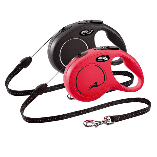 Laisse enrouleur Flexi Classic Compact 1 rouge 5 m