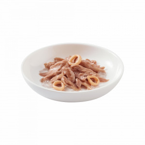 Schesir tonijn met inktvis (jelly) natvoer kat (blikjes 85 g)