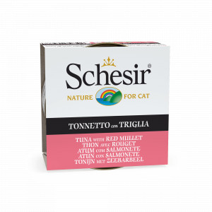 schesir au thon avec rouget (gélee) pâtée pour chat (boîtes 85 g) 1 lot (14 x 85 g)