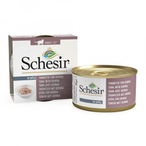 Schesir tonijn met quinoa (jelly) natvoer kat (blikjes 85 g)
