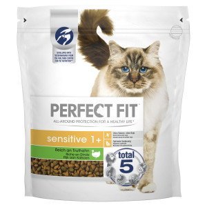 Perfect Fit Sensitive Adult 1+ à la dinde pour chat 2 x 1,4 kg