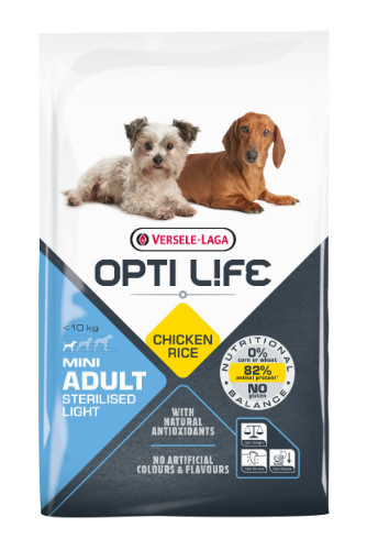 Opti Life Adult Sterilised Light Mini pour chien