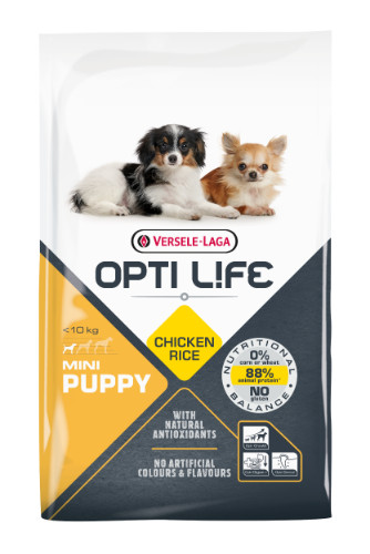 Opti Life Chiot Puppy Mini, Poulet et Riz