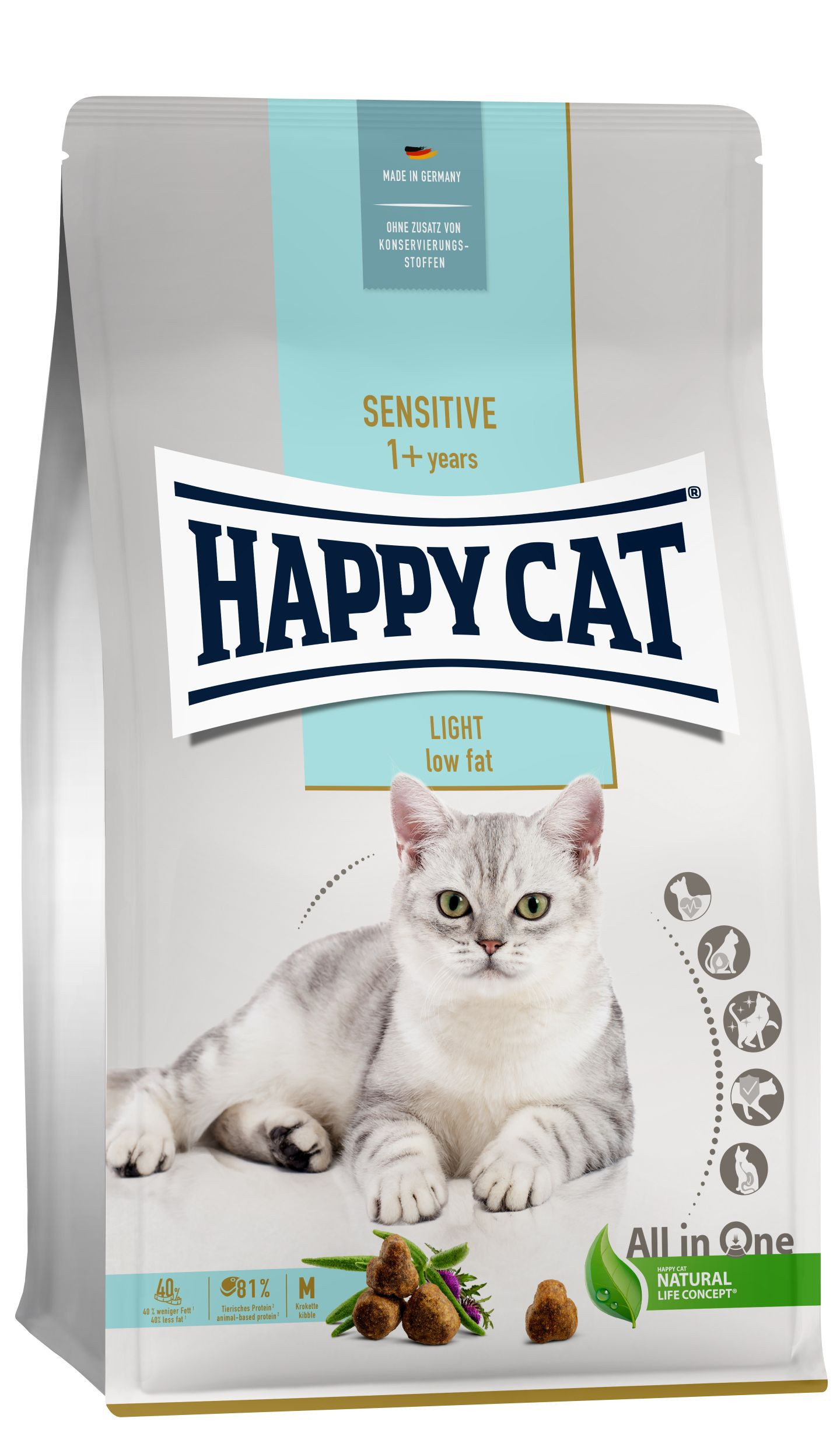 Happy Cat Adult Sensitive Light kattenvoer