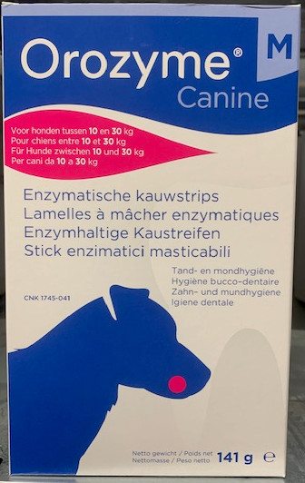 Orozyme Enzymatische Kauwstrips Hond Medium 10-30 kg