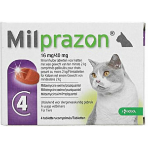 Milprazon Vermifuge pour chat (2-8 kg) 