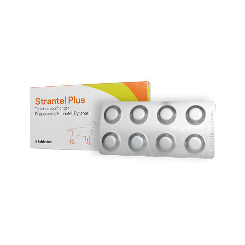 Strantel Plus ontwormingstablet voor de hond