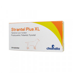 Strantel Plus XL comprimé vermifuge pour grand chien 10 comprimés