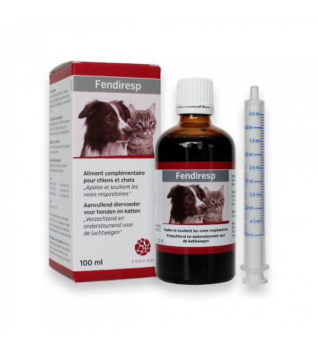 Image de 100 ml Fendiresp sirop contre la toux pour chien et chat