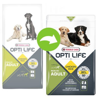 Opti Life Chien Adulte Maxi, Poulet et Riz