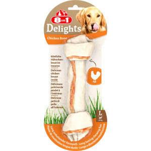 8in1 Delights os de poulet pour chien 1 paquet