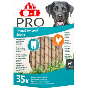 8in1 Pro dental bâtonnets torsadés pour chien 3 paquets