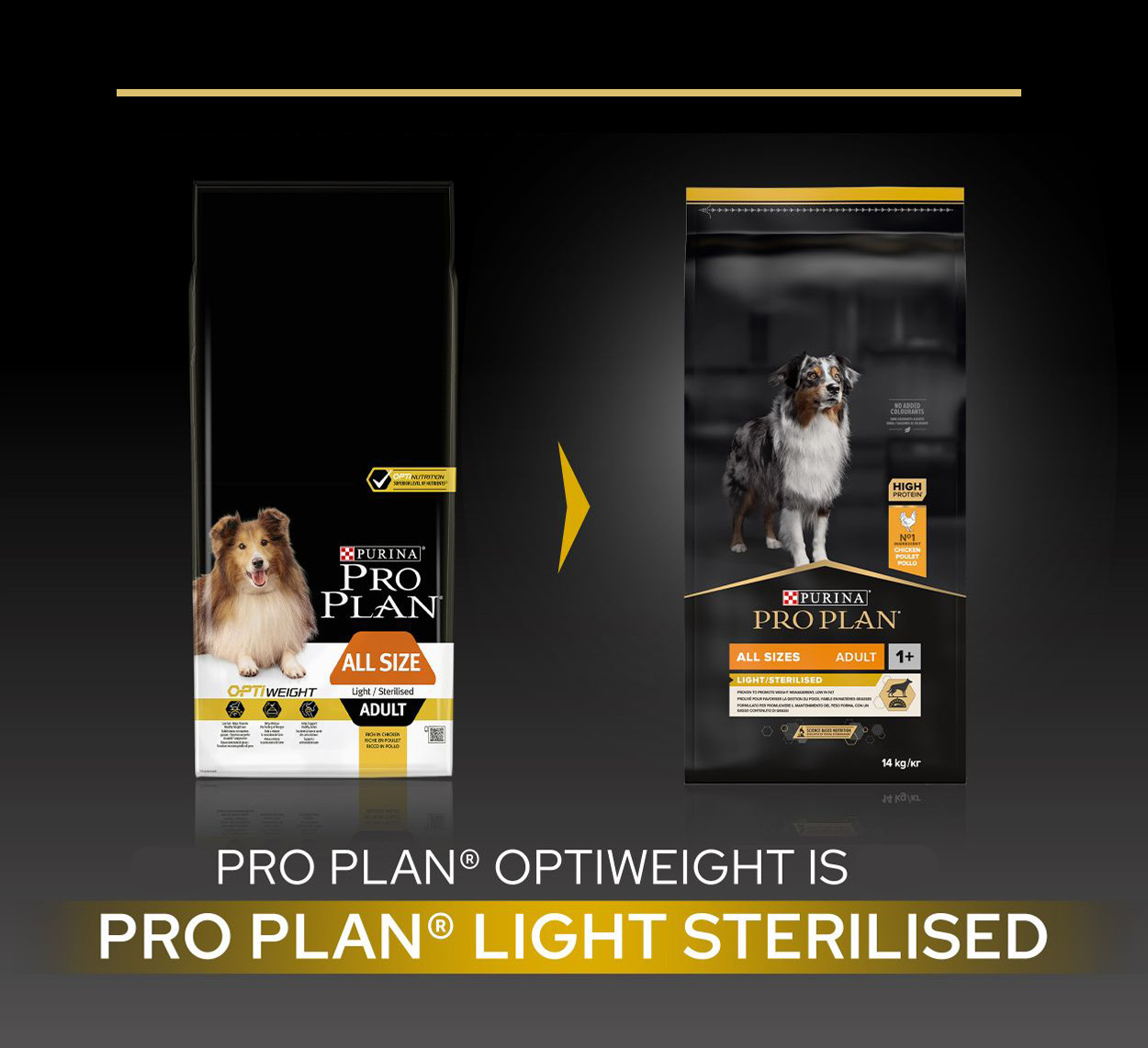 Pro Plan All Size Light/Sterilised Adult pour Chien