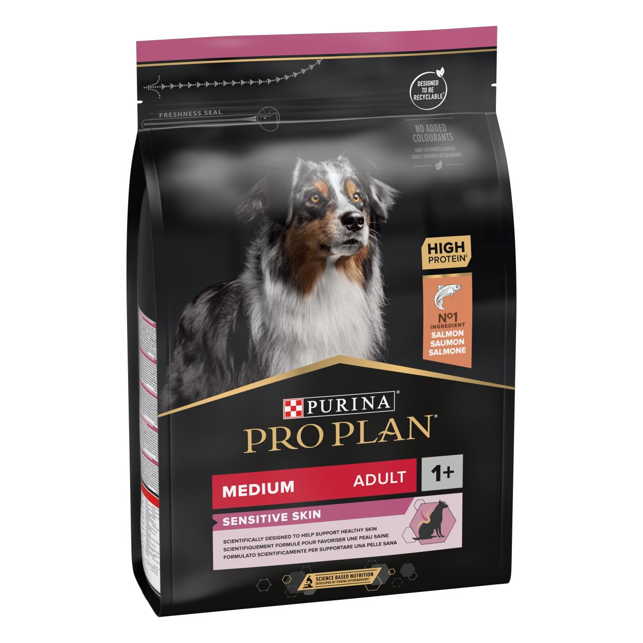 Pro Plan Medium Sensitive Skin Adult Saumon pour Chien