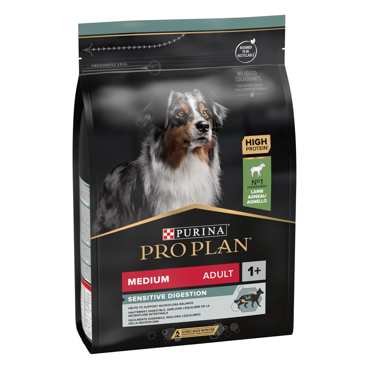 Pro Plan Medium Adult Sensitive Digestion avec de l'agneau pour chien