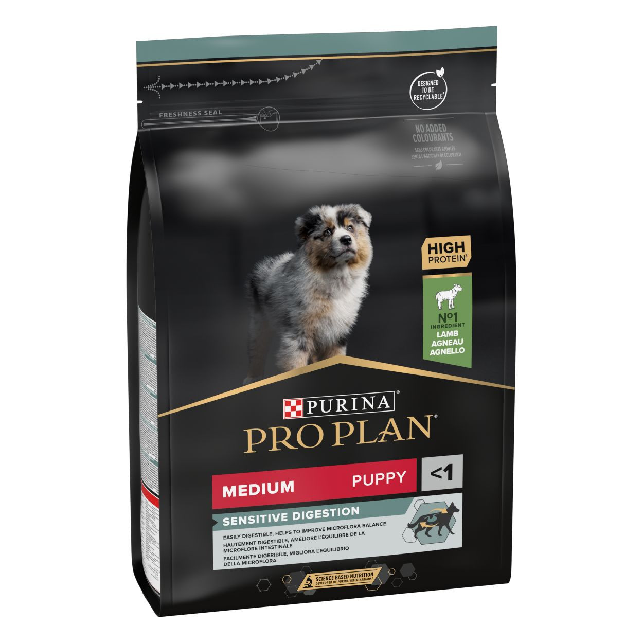 Pro Plan Medium Puppy Sensitive Digestion à l'agneau pour chiot