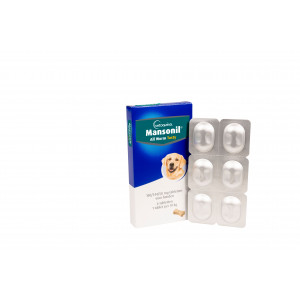 Mansonil All Worm Dog tasty bone voor de hond