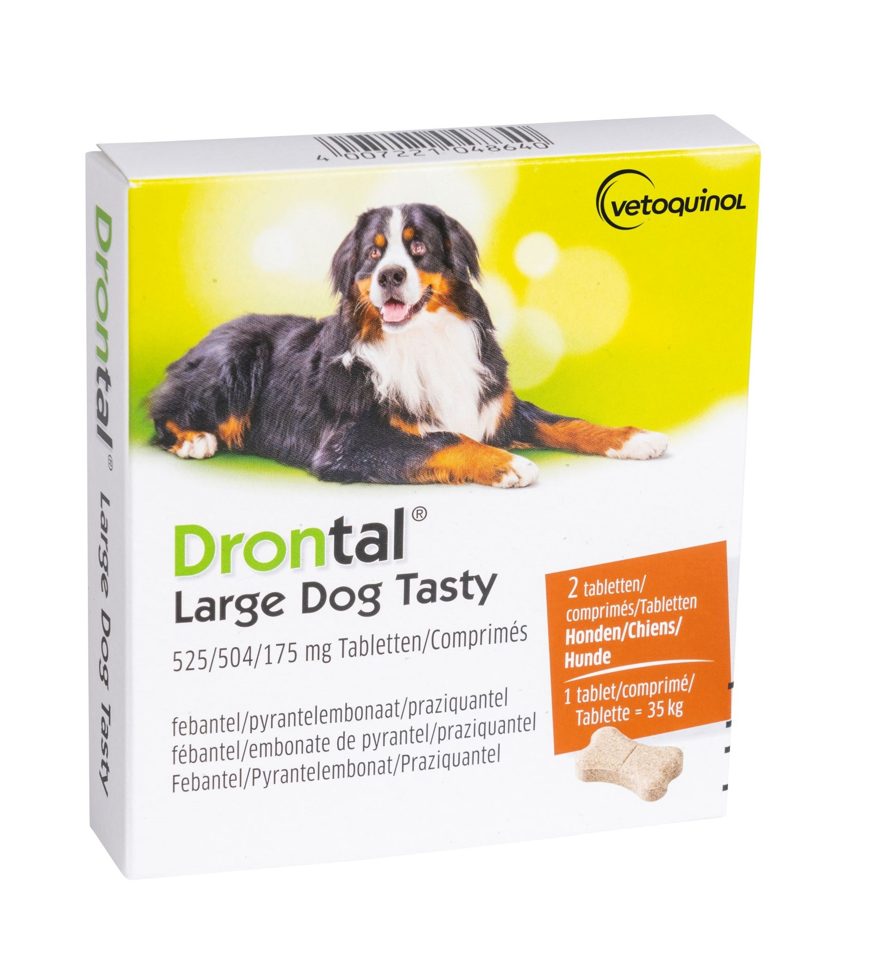 Drontal Large / XL Dog vermifuge pour chien (525/504/175 mg)