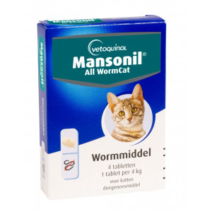 mansonil all worm cat pour chat 2 comprimés