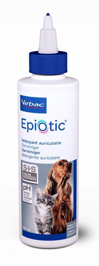 Nettoyant auriculaire pour chien et chat Virbac Epiotic SIS