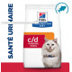 Hill's Prescription Diet C/D Multicare Stress Urinary Care au poisson pour chat