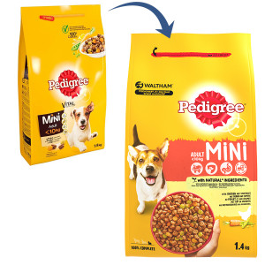 Pedigree Chien Adulte Mini, volaille