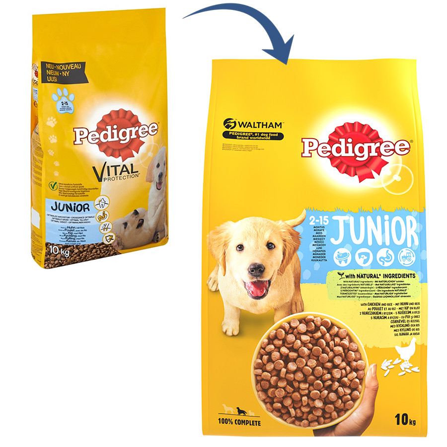 Pedigree Junior au poulet et riz pour chiot