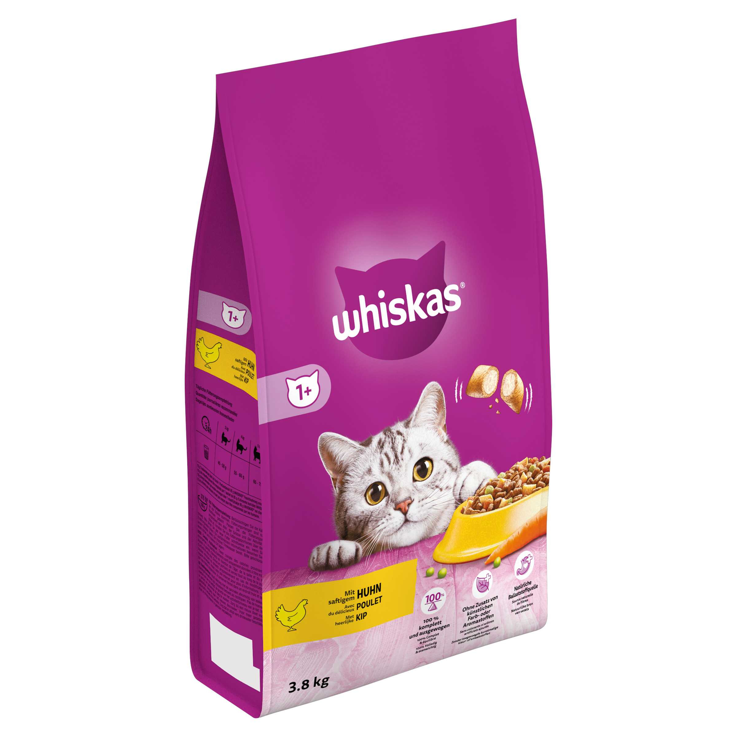 Whiskas Adult 1+ au poulet pour chat