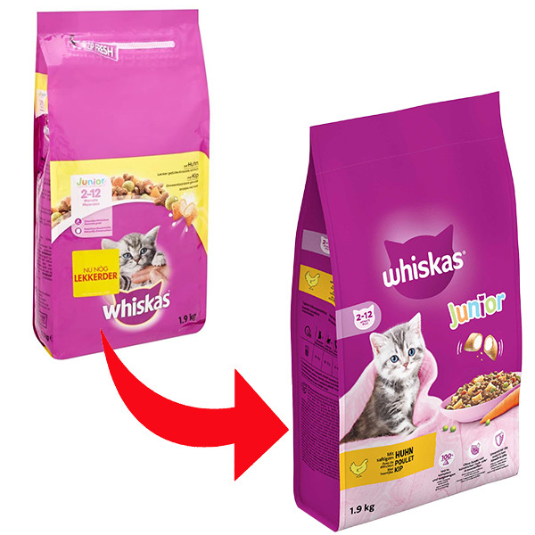 Whiskas Junior au poulet pour chat