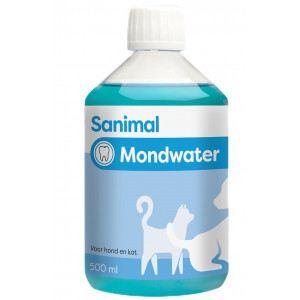 Sanimal bain de bouche pour chien et chat 2 x 500 ml